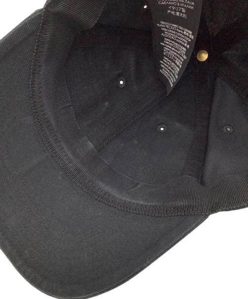 GUCCI（グッチ）GUCCI (グッチ) バタフライ刺繍 ニューヨークヤンキース　キャップ ブラックの古着・服飾アイテム