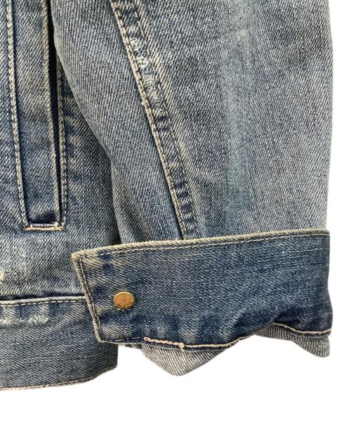 Ron Herman（ロンハーマン）Ron Herman (ロンハーマン) クラッシュデニムジャケット ブルー サイズ:Mの古着・服飾アイテム