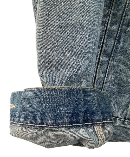 Ron Herman（ロンハーマン）Ron Herman (ロンハーマン) クラッシュデニムジャケット ブルー サイズ:Mの古着・服飾アイテム