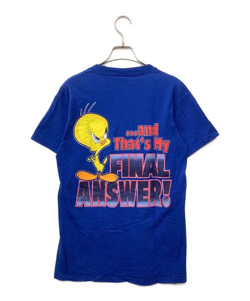 LOONEY TUNES（ルーニーチューンズ）LOONEY TUNES (ルーニーチューンズ) 半袖Tシャツ ブルー サイズ:Sの古着・服飾アイテム