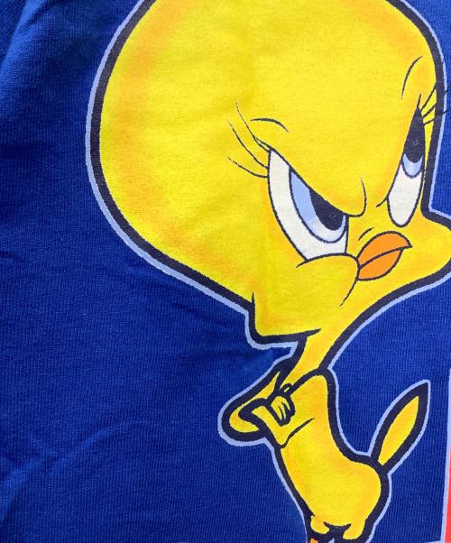 LOONEY TUNES（ルーニーチューンズ）LOONEY TUNES (ルーニーチューンズ) 半袖Tシャツ ブルー サイズ:Sの古着・服飾アイテム