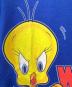 中古・古着 LOONEY TUNES (ルーニーチューンズ) 半袖Tシャツ ブルー サイズ:S：6000円