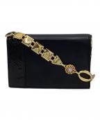 GIANNI VERSACEジャンニ・ヴェルサーチ）の古着「ショルダーバッグ」｜ブラック