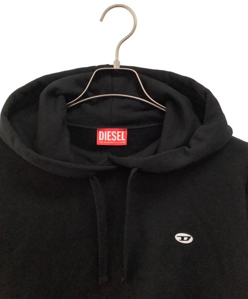 DIESEL（ディーゼル）DIESEL (ディーゼル) プルオーバーパーカー ブラック サイズ:Mの古着・服飾アイテム