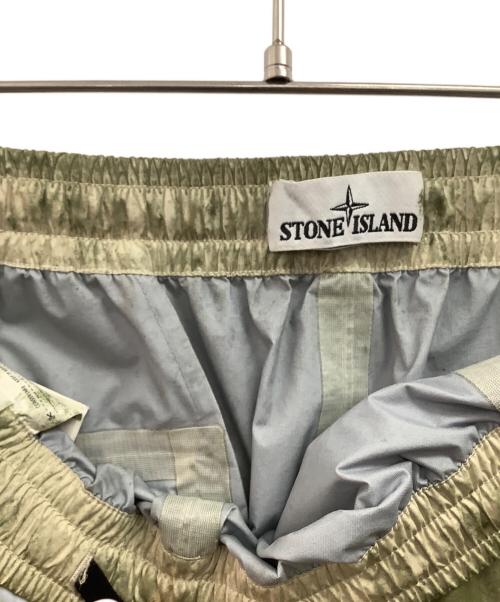 STONE ISLAND（ストーンアイランド）STONE ISLAND (ストーンアイランド) ナイロンカーゴパンツ グリーン サイズ:Sの古着・服飾アイテム