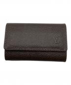 LOUIS VUITTONルイ ヴィトン）の古着「タイガ　ミュルティクレ6　キーケース」｜ブラウン