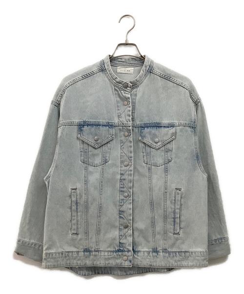 PLUS OTO.HA（プラスオトハ）PLUS OTO.HA (プラスオトハ) デニムジャケット スカイブルー サイズ:FREEの古着・服飾アイテム