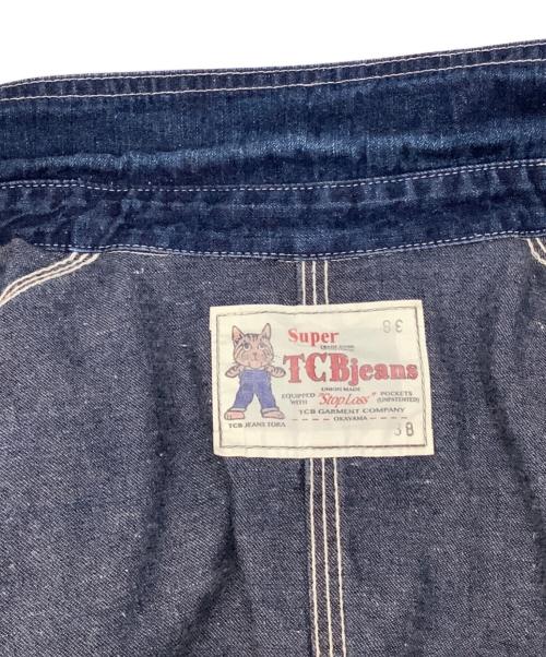 TCB jeans（ティーシービー ジーンズ）TCB jeans (ティーシービー ジーンズ) カバーオール ブルー サイズ:38の古着・服飾アイテム