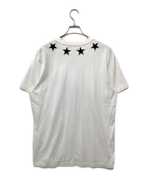 GIVENCHY（ジバンシィ）GIVENCHY (ジバンシィ) スターモチーフTシャツ ホワイト サイズ:Lの古着・服飾アイテム