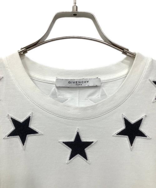 GIVENCHY（ジバンシィ）GIVENCHY (ジバンシィ) スターモチーフTシャツ ホワイト サイズ:Lの古着・服飾アイテム