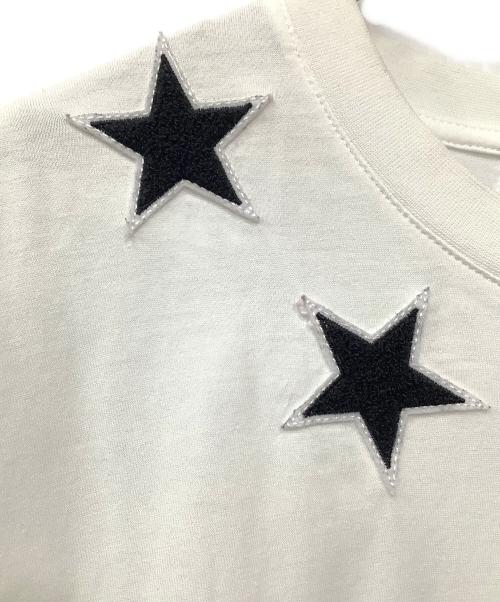 GIVENCHY（ジバンシィ）GIVENCHY (ジバンシィ) スターモチーフTシャツ ホワイト サイズ:Lの古着・服飾アイテム