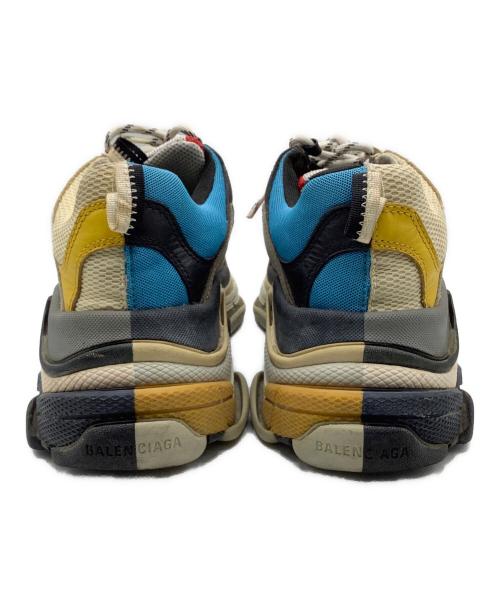 BALENCIAGA（バレンシアガ）BALENCIAGA (バレンシアガ) スニーカー ベージュ×ブルー サイズ:27.5の古着・服飾アイテム