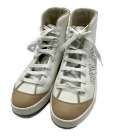 MaxMara（マックスマーラ）の古着「ハイカットスニーカー」｜ホワイト