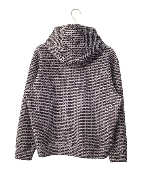 EMPORIO ARMANI（エンポリオ アルマーニ）EMPORIO ARMANI (エンポリオアルマーニ) ダブルジップパーカー グレー×ブラック サイズ:Sの古着・服飾アイテム