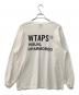 WTAPS (ダブルタップス) ロングスリーブTシャツ ホワイト サイズ:X01：8000円