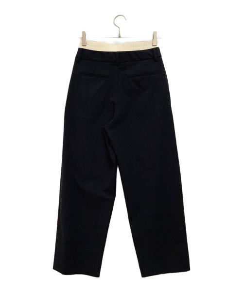 BEAUTY&YOUTH（ビューティーアンドユース）BEAUTY&YOUTH (ビューティーアンドユース) レイヤードタックパンツ ネイビー×ホワイト サイズ:Mの古着・服飾アイテム