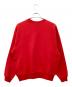 BEAUTY&YOUTH (ビューティーアンドユース) クラッシュ クルーネック スウェット レッド サイズ:M：7000円