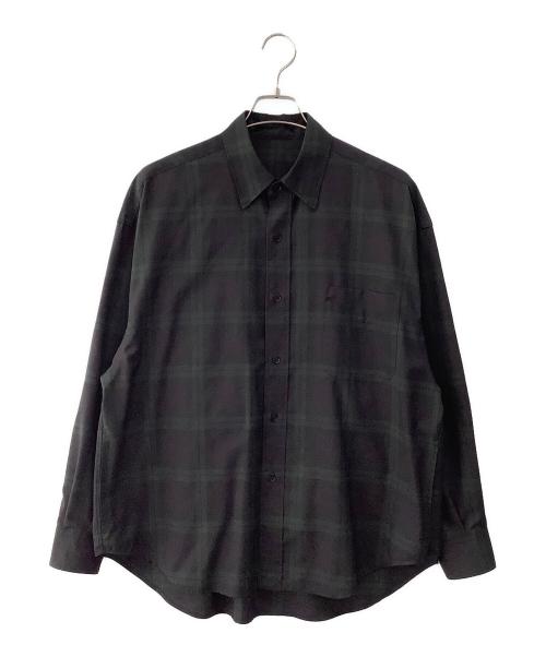 Koti（コティ）koti (コティ) BEAUTY&YOUTH (ビューティーアンドユース) 長袖シャツ ブラック×グリーン サイズ:Sの古着・服飾アイテム