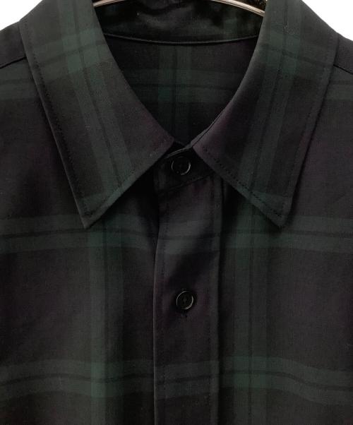 Koti（コティ）koti (コティ) BEAUTY&YOUTH (ビューティーアンドユース) 長袖シャツ ブラック×グリーン サイズ:Sの古着・服飾アイテム