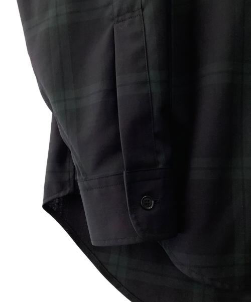 Koti（コティ）koti (コティ) BEAUTY&YOUTH (ビューティーアンドユース) 長袖シャツ ブラック×グリーン サイズ:Sの古着・服飾アイテム