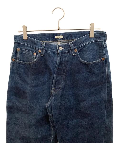 PHIGVEL MAKERS（フィグベルマーカーズ）PHIGVEL MAKERS (フィグベルマーカーズ) ボタンフライデニムパンツ インディゴ サイズ:2の古着・服飾アイテム