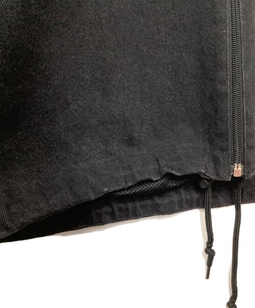 BALENCIAGA（バレンシアガ）BALENCIAGA (バレンシアガ) Oversized Printed Denim And Shell Jacket ブラック×ホワイト サイズ:34の古着・服飾アイテム
