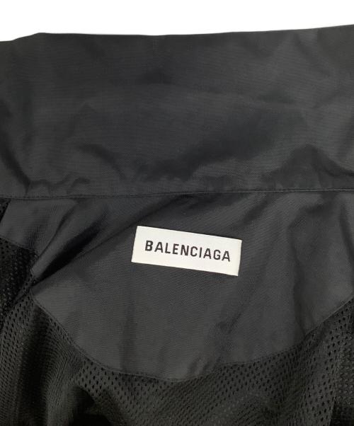 BALENCIAGA（バレンシアガ）BALENCIAGA (バレンシアガ) Oversized Printed Denim And Shell Jacket ブラック×ホワイト サイズ:34の古着・服飾アイテム