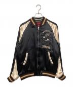 VANSON×Tom&Jerryバンソン×トムトジェリー）の古着「スカジャン」｜ブラック