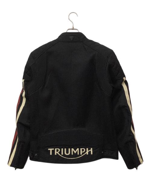 triumph（トライアンフ）triumph (トライアンフ) メッシュライダースジャケット ブラック サイズ:Sの古着・服飾アイテム