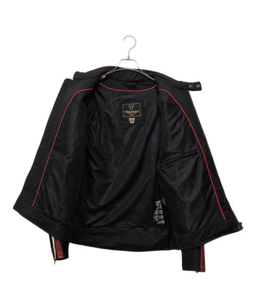 triumph（トライアンフ）triumph (トライアンフ) メッシュライダースジャケット ブラック サイズ:Sの古着・服飾アイテム