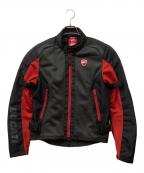 DUCATIドゥカティ）の古着「メッシュライダースジャケット」｜ブラック×レッド