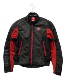 DUCATI（ドゥカティ）の古着「メッシュライダースジャケット」｜ブラック×レッド