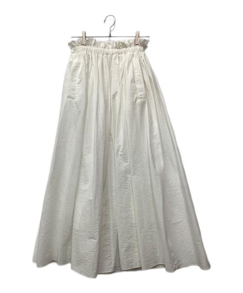 TODAYFUL（トゥデイフル）TODAYFUL (トゥデイフル) Cotton Gather Skir ホワイト サイズ:Mの古着・服飾アイテム