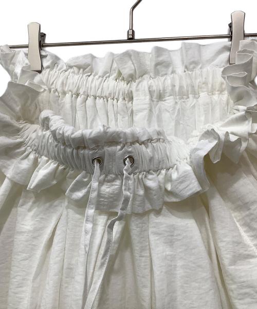 TODAYFUL（トゥデイフル）TODAYFUL (トゥデイフル) Cotton Gather Skir ホワイト サイズ:Mの古着・服飾アイテム