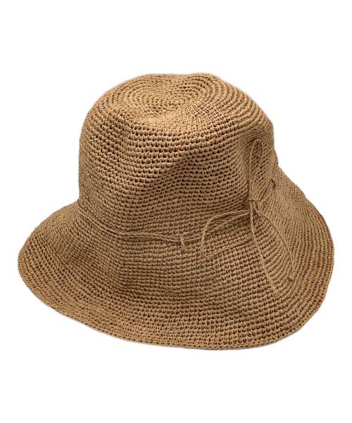HELEN KAMINSKI（ヘレンカミンスキー）HELEN KAMINSKI (ヘレンカミンスキー) ストローハット ブラウンの古着・服飾アイテム