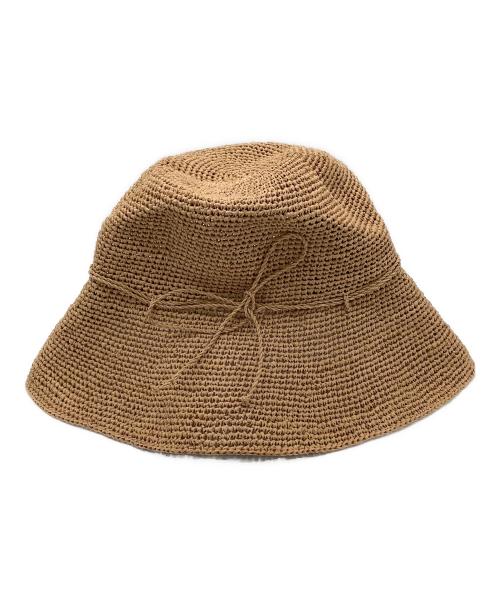 HELEN KAMINSKI（ヘレンカミンスキー）HELEN KAMINSKI (ヘレンカミンスキー) ストローハット ブラウンの古着・服飾アイテム