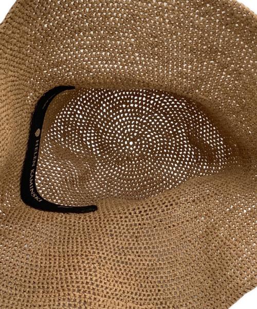 HELEN KAMINSKI（ヘレンカミンスキー）HELEN KAMINSKI (ヘレンカミンスキー) ストローハット ブラウンの古着・服飾アイテム