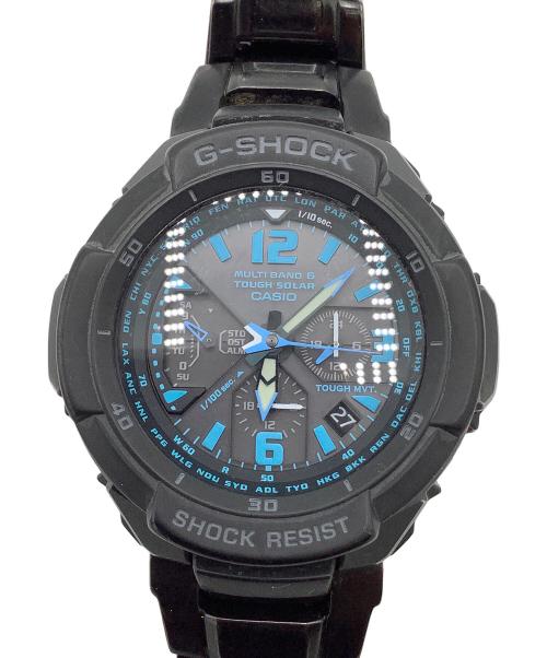 CASIO（カシオ）CASIO (カシオ) MASTER OF G - AIR　腕時計 ブラック×ブルーの古着・服飾アイテム