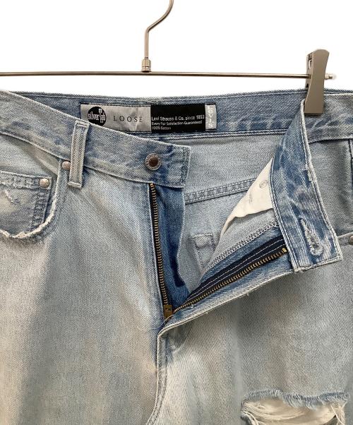LEVI'S（リーバイス）LEVI'S (リーバイス) ダメージデニムパンツ スカイブルー サイズ:W30の古着・服飾アイテム