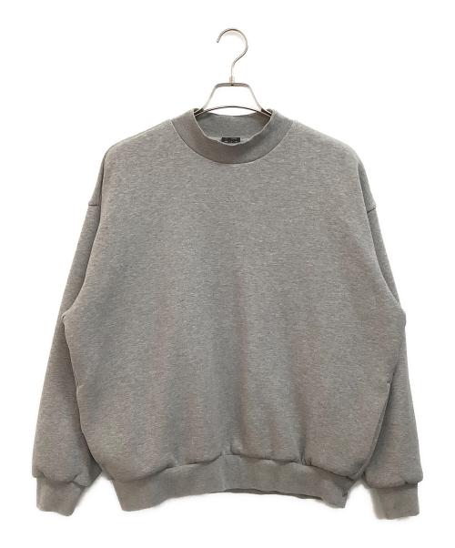 adidas（アディダス）adidas (アディダス) BASKETBALL HEATHER CREW グレー サイズ:Sの古着・服飾アイテム