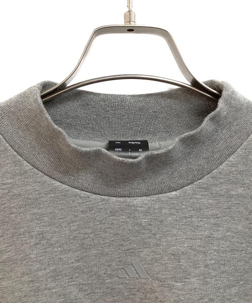 adidas（アディダス）adidas (アディダス) BASKETBALL HEATHER CREW グレー サイズ:Sの古着・服飾アイテム