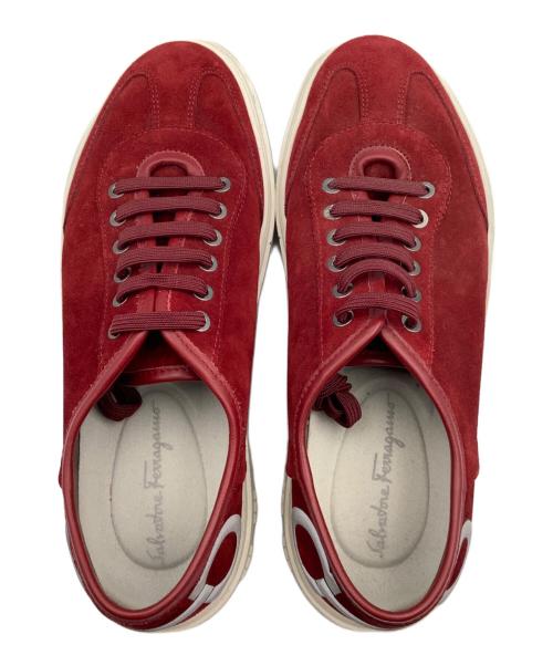 Salvatore Ferragamo（サルヴァトーレ フェラガモ）Salvatore Ferragamo (サルヴァトーレ フェラガモ) スニーカー レッド サイズ:27.5cmの古着・服飾アイテム