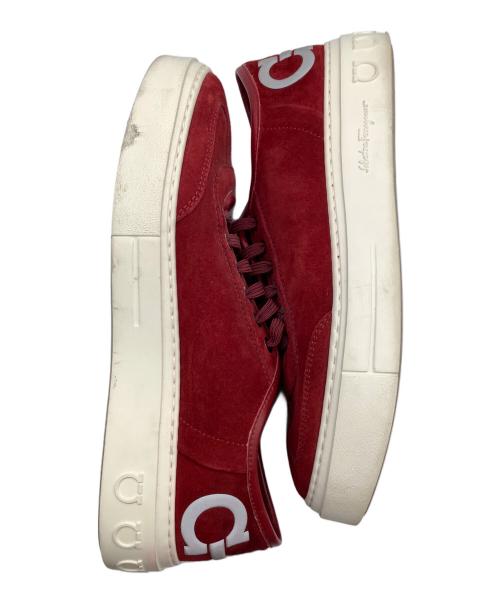 Salvatore Ferragamo（サルヴァトーレ フェラガモ）Salvatore Ferragamo (サルヴァトーレ フェラガモ) スニーカー レッド サイズ:27.5cmの古着・服飾アイテム