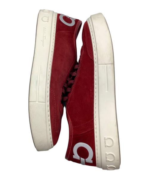 Salvatore Ferragamo（サルヴァトーレ フェラガモ）Salvatore Ferragamo (サルヴァトーレ フェラガモ) スニーカー レッド サイズ:27.5cmの古着・服飾アイテム