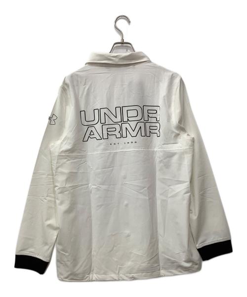 UNDER ARMOUR（アンダーアーマー）UNDER ARMOUR (アンダーアーマー) コーチジャケット ホワイト サイズ:L 未使用品の古着・服飾アイテム