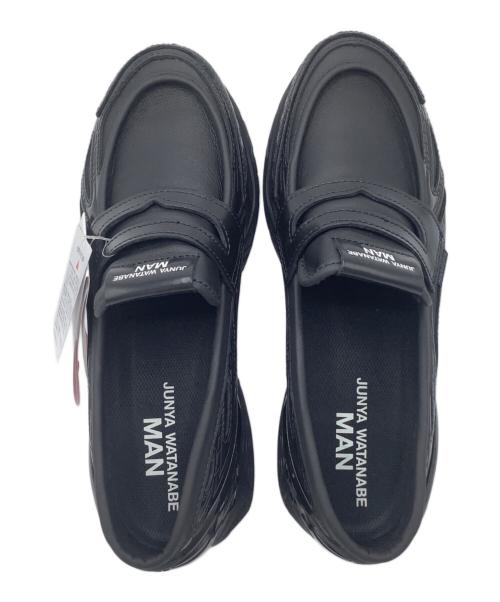 JUNYA WATANABE MAN（ジュンヤワタナベマン）JUNYA WATANABE MAN (ジュンヤワタナベマン) NEW BALANCE (ニューバランス) ローファー ブラック サイズ:27の古着・服飾アイテム