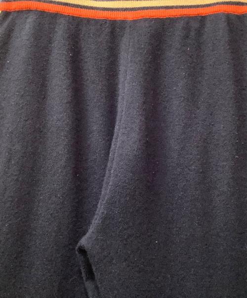 WALES BONNER（ウェールズボナー）WALES BONNER (ウェールズボナー) ETERNAL CASHMERE PANTS ネイビー サイズ:3の古着・服飾アイテム