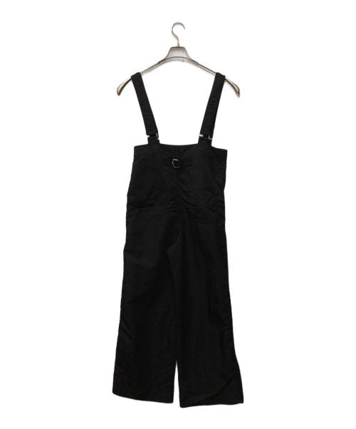 HeRIN.CYE（ヘリンドットサイ）HeRIN.CYE (ヘリンドットサイ) ワイドサロペット ブラック サイズ:FREEの古着・服飾アイテム