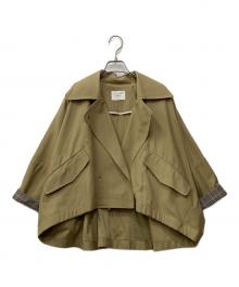 manon（マノン）の古着「WIDE SQUARE DOUBLE JKT」｜ベージュ