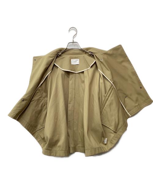 manon（マノン）MANON (マノン) WIDE SQUARE DOUBLE JKT ベージュの古着・服飾アイテム